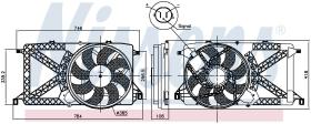 Nissens 85827 - VENTILADOR FORD TRANSIT(TT9)(06-)2.