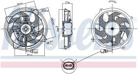 Nissens 85909 - VENTILADOR SEAT ALHAMBRA (7V)(96-)1