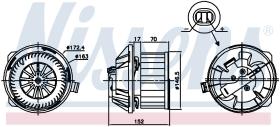 Nissens 87228 - VENTILADOR HAB.CITROEN C5(DC.DE)(00