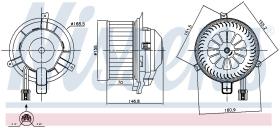 Nissens 87346 - VENTILADOR HAB.OPEL MERIVA B(10-)1.