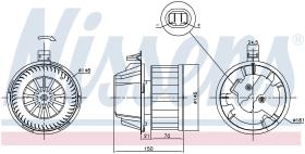 Nissens 87384 - VENTILADOR HAB.NISSAN MICRA/MARCH(K