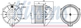 Nissens 87429 - VENTILADOR HAB.BMW Z4 E85-E86(02-)2