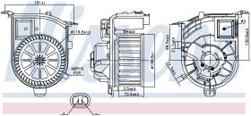 Nissens 87450 - VENTILADOR HAB.RENAULT CLIO SYMBOL(