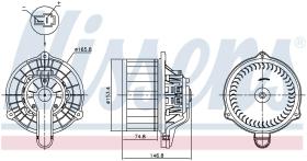 Nissens 87815 - VENTILADOR HAB.HYUNDAI AZERA V(HG)(