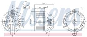 Nissens 87816 - VENTILADOR HAB.HYUNDAI IX35(LM)(09-