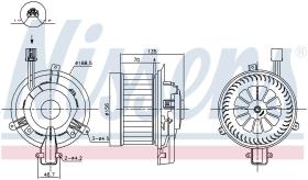 Nissens 87825 - VENTILADOR HAB.OPEL MOKKA X(16-)1.4