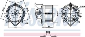 Nissens 87840 - VENTILADOR HAB.MINI MINI (R56)(06-)