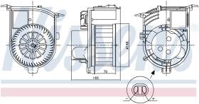 Nissens 87843 - VENTILADOR HAB.RENAULT CLIO II(01-)