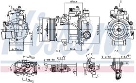 Nissens 890133 - COMPRESOR SUBARU OUTBACK(BM.BR)(09-