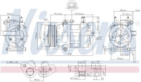 Nissens 890217 - COMPRESOR FORD TRANSIT(TTG)(13-)2.2