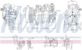 Nissens 890246 - COMPR MB CLASE A W176/ CLASE B W246 (13>)