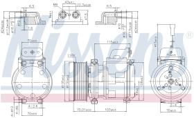 Nissens 890331 - COMPRESOR MERCEDES INTEGRO(96-)O 55