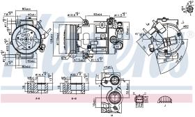 Nissens 890420 - COMPRESOR CITROEN C5(RD.TD)(08-)2.0