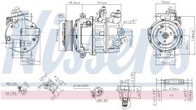 Nissens 890608 - COMPRESOR MAN TG-E(17-)2.0 TDI