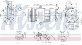 Nissens 890639 - COMPRESOR FORD FOCUS III(CB8.CEW)(1