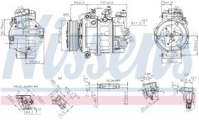 Nissens 890755 - COMPRESOR VOLKSWAGEN ATLAS/TERAMONT