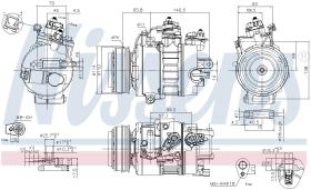 Nissens 890792 - COMPRESOR FORD GALAXY IV(CDR)(15-)2