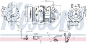 Nissens 890803 - COMPRESOR TOYOTA RAV 4 IV(#A40)(12-