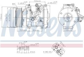 Nissens 890870 - COMPRESOR TOYOTA TUNDRA II(07-)4.6