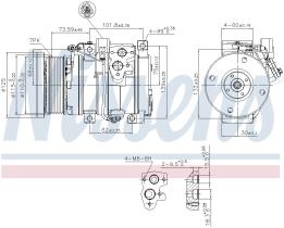 Nissens 890871 - COMPRESOR TOYOTA LAND CRUISER PRADO