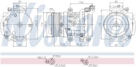 Nissens 890875 - COMPRESOR TOYOTA TACOMA II(05-)4.0