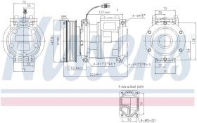 Nissens 890901 - COMPR JOHN DEERE 7600.