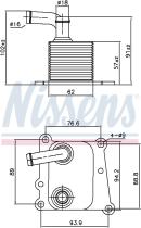 Nissens 90776 - RADIADOR ACEITE FORD S-MAX(CA1)(06-