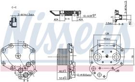 Nissens 91140 - RADIADOR ACEITE MERCEDES ATEGO(98-)