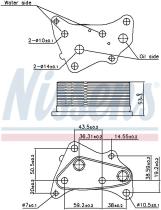 Nissens 91202 - RADIADOR ACEITE VAUXHALL ADAM(13-)1