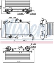 Nissens 91226 - RADIADOR ACEITE VOLKSWAGEN TOUAREG(