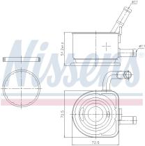 Nissens 91230 - RADIADOR ACEITE HYUNDAI I20(GB)(14-