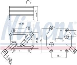 Nissens 91231 - RADIADOR ACEITE HYUNDAI I40(VF)(11-