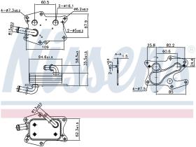 Nissens 91239 - RADIADOR ACEITE MERCEDES C-CLASS W