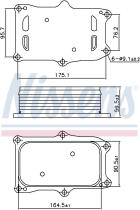 Nissens 91256 - RADIADOR ACEITE MERCEDES ATEGO 3(13