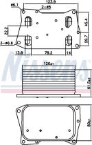 Nissens 91274 - RADIADOR ACEITE MERCEDES GLE W 166(