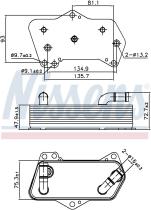 Nissens 91281 - RADIADOR ACEITE AUDI Q3(8U)(11-)2.0