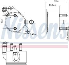 Nissens 91284 - RADIADOR ACEITE MAZDA 3(BL)(09-)2.0