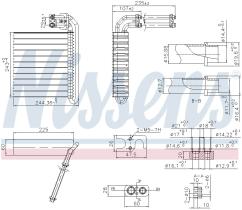 Nissens 92332 - EVAPO FORD MONDEO IV (07>) S-MAX/GALAXY (06>)