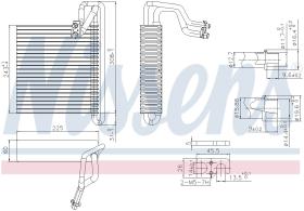 Nissens 92336 - EVAPORADOR FORD C-MAX(CB7.CEU)(10-)