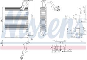 Nissens 92336 - EVAPORADOR FORD C-MAX(CB7.CEU)(10-)