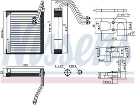 Nissens 92352 - EVAPORADOR LAND ROVER FREELANDER II