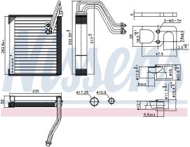 Nissens 92352 - EVAPORADOR LAND ROVER FREELANDER II