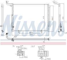 Nissens 941092 - CONDENSADOR FORD FIESTA VII(CE1)(17