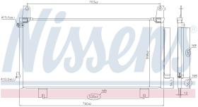 Nissens 941219 - CONDENSADOR HONDA CR-V(RW.RT5.RT6)(