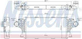 Nissens 961458 - INTERCOOLER MERCEDES GLS-CLASS X 16