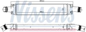 Nissens 961466 - INTERCOOLER AUDI A 4/S 4(B9)(15-)2.