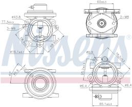 Nissens 98294 - VALVULA EGR AUDI A 2(8Z)(00-)1.4 TD