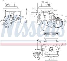 Nissens 98299 - VALVULA EGR SEAT TOLEDO III(5P2)(04