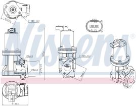 Nissens 98307 - VALVULA EGR HYUNDAI ACCENT(MC)(05-)