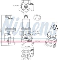 Nissens 98312 - VALVULA EGR HYUNDAI I30(GD)(12-)1.4